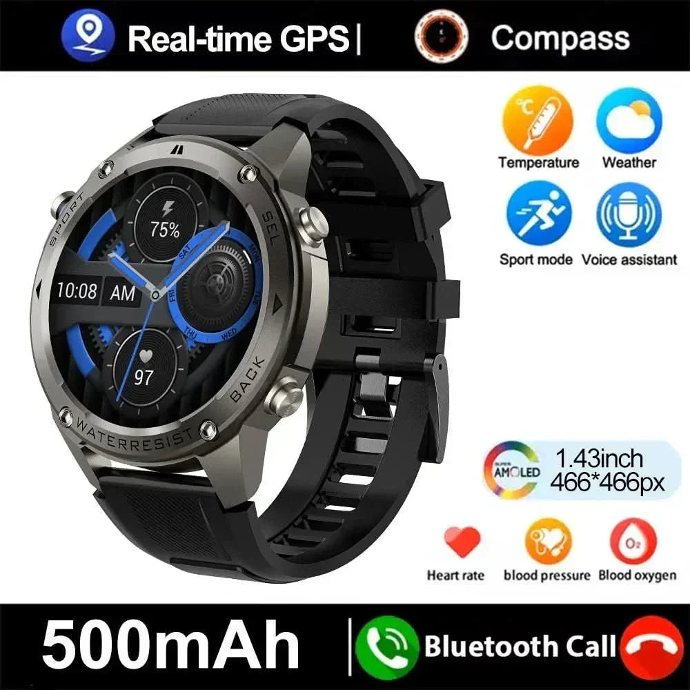 TrailBlazer Pro Adventure Smartwatch with GPS and Health Tracking