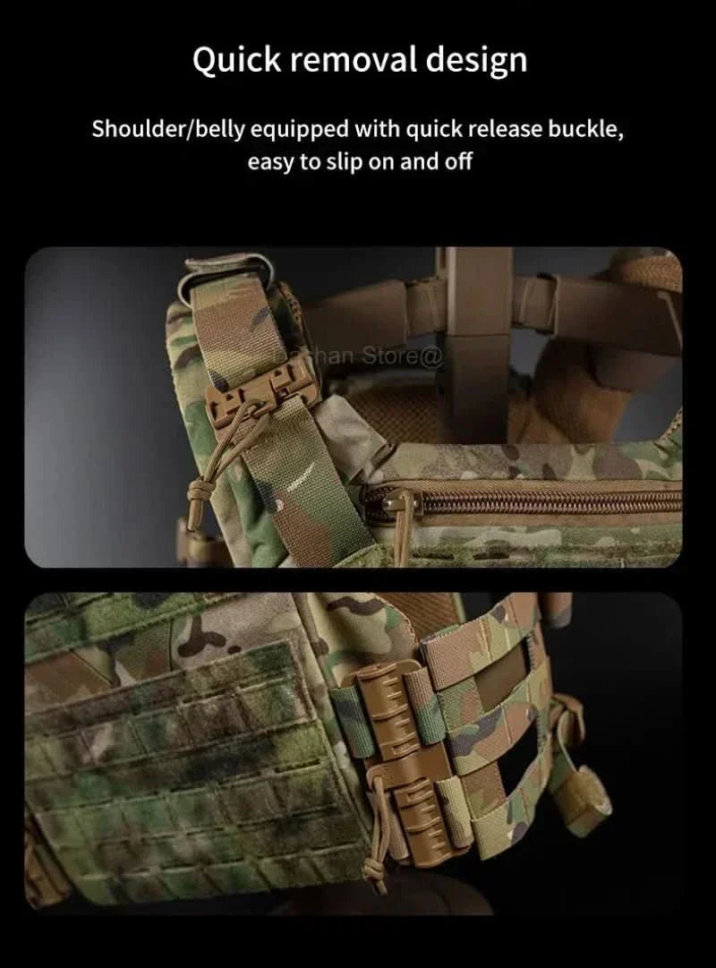Guardian Tactical Vest with Quick-Release and Modular Design
