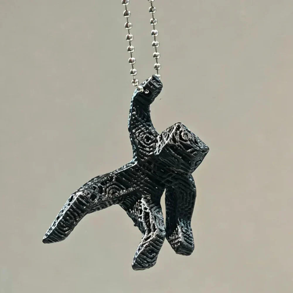 3D Space-Themed Keychain with Astronaut Charm