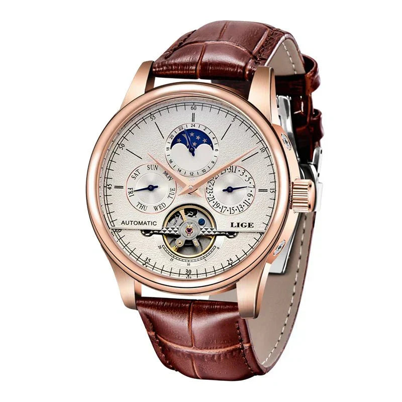 Classic Self-Winding Men's Timepiece with Reliable Mechanics