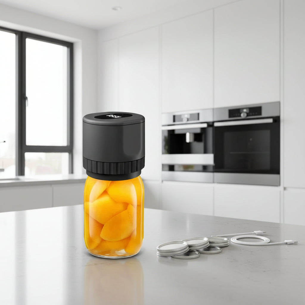 EcoSeal Portable Food Vacuum Sealer for Jars and Bottles