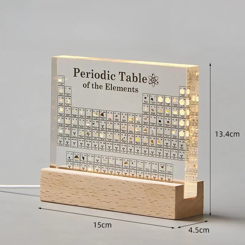 Stylish Acrylic Element Display – Science Desk Accent Piece