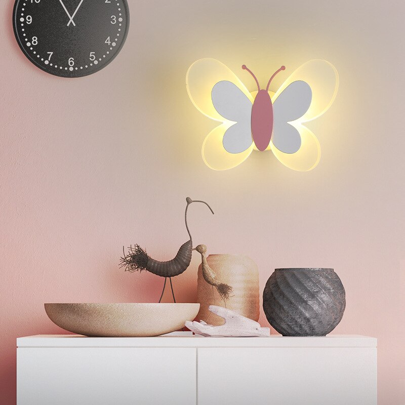 Wall Lamp Butterflies for Children's Room