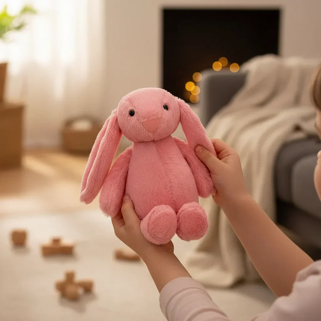 Adorable Plush Rabbit Keychain for Bags and Home Decor