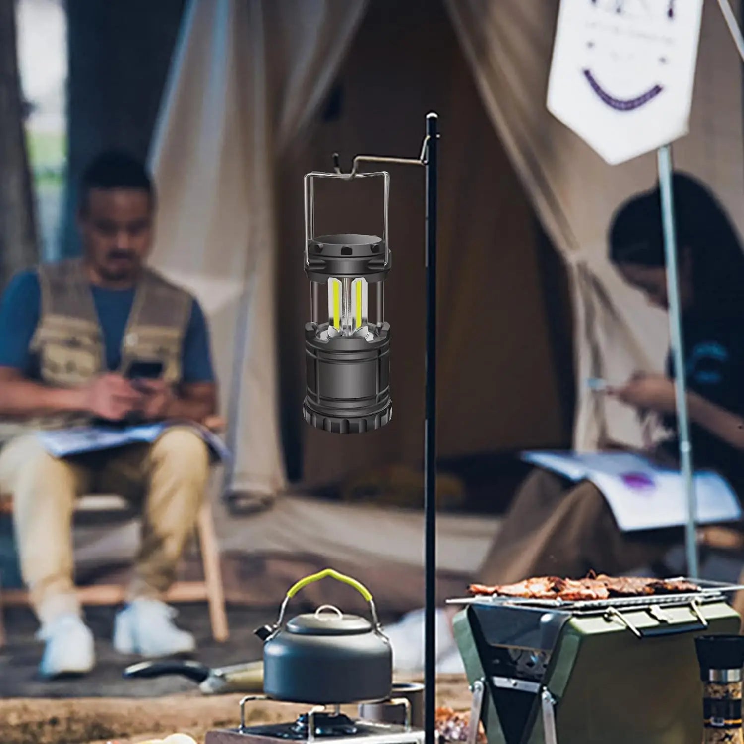 BrightWay Portable Lantern: Battery-Powered Emergency Lighting