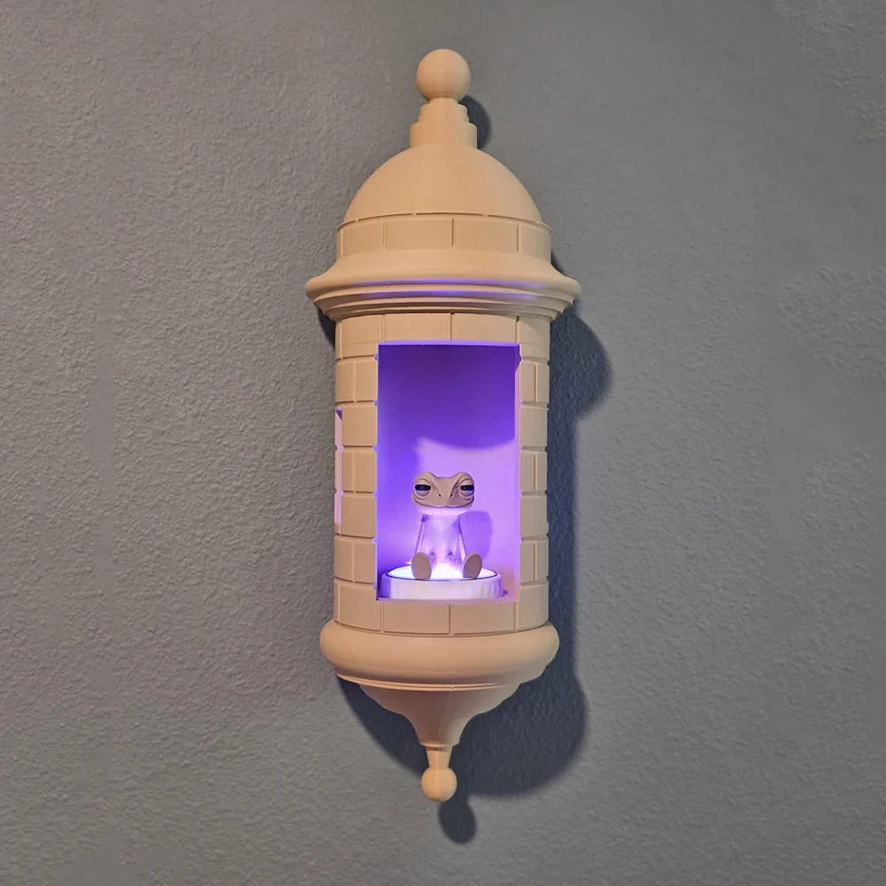 Vibrant Coqui Glow Lamp with 16 Color Options - Handmade Charm