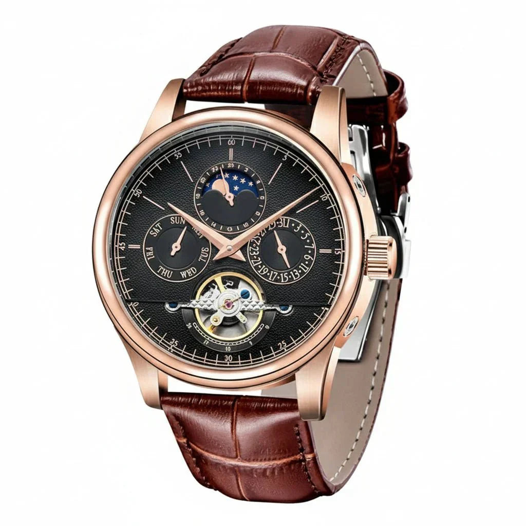 Classic Self-Winding Men's Timepiece with Reliable Mechanics
