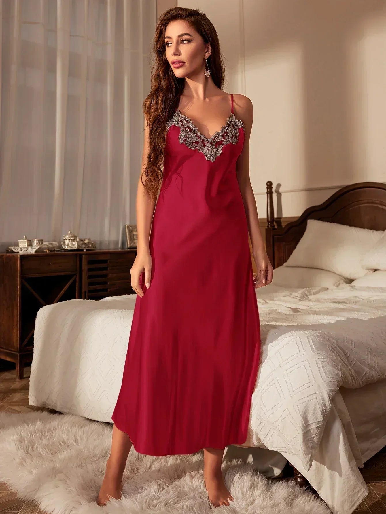 Silken Serenity Nightgown for Ultimate Comfort and Style