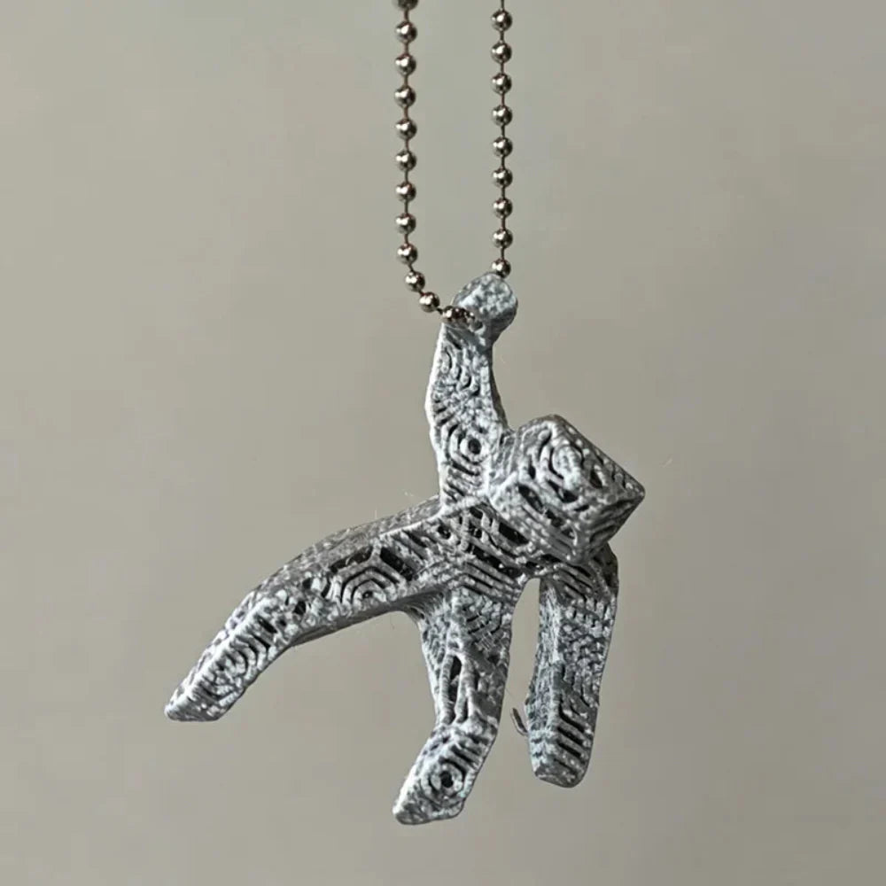 3D Space-Themed Keychain with Astronaut Charm