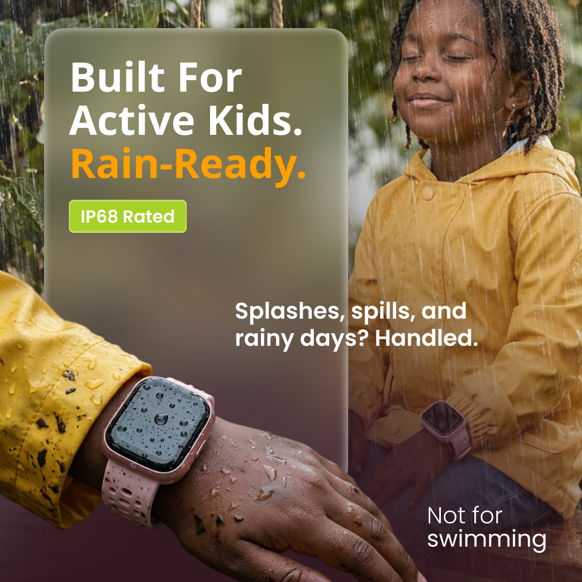 GPS Smartwatch for Children with Health Monitoring, Games & IP68 Waterproof