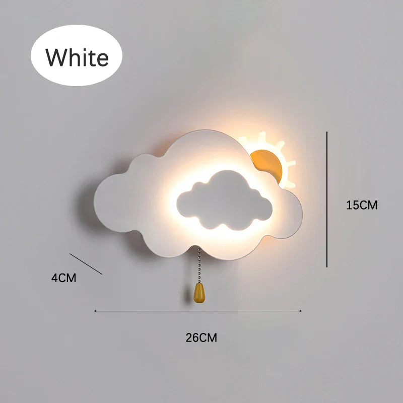 Taavita Wall Lamp Children's Room with Pull Switch