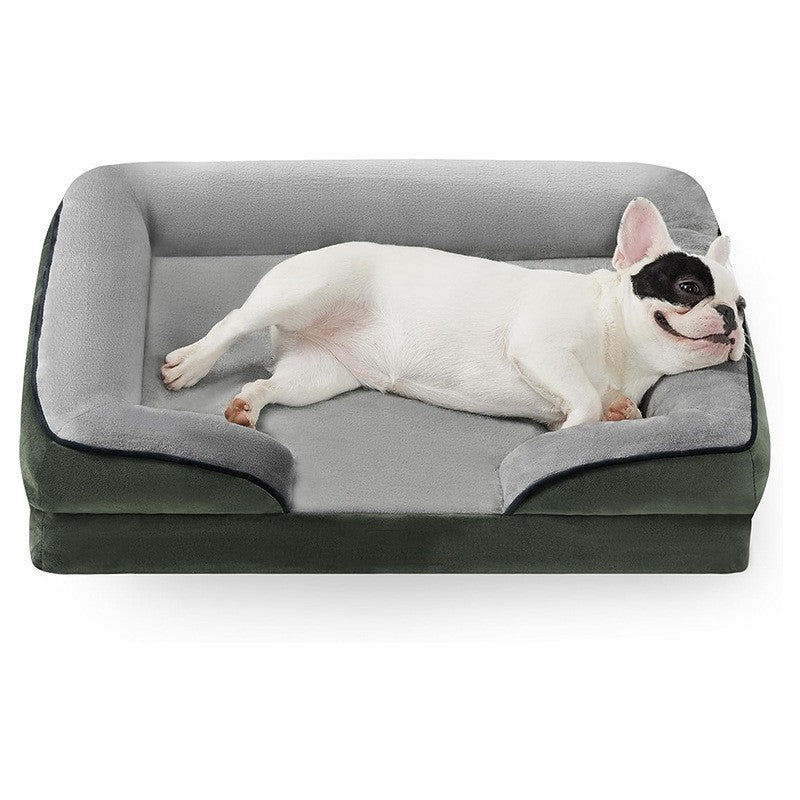 PawHaven Orthopedic Pet Bed with Washable Velvet Cover