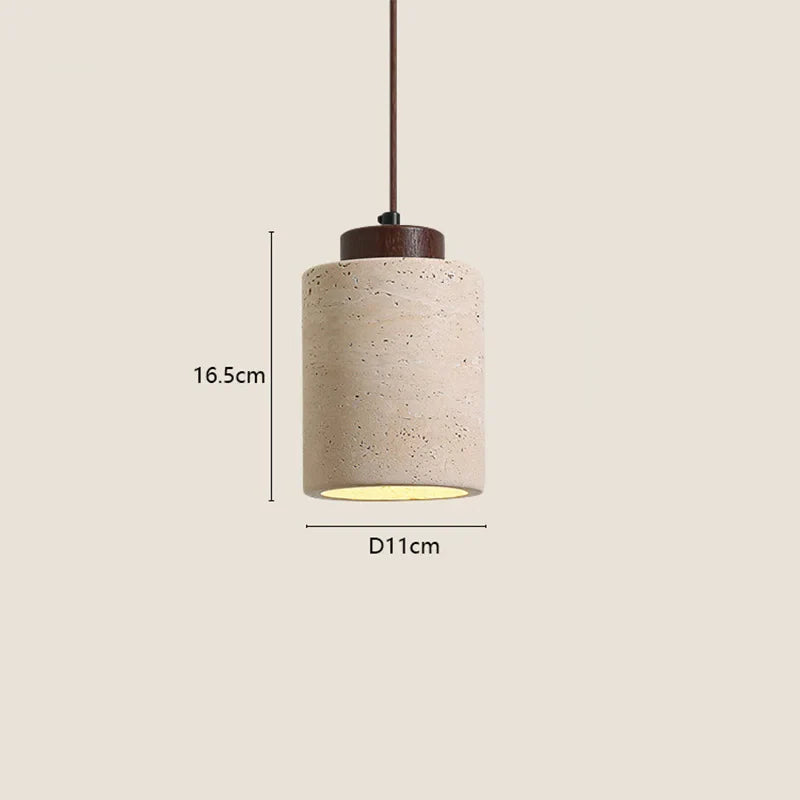 Serene Stone Pendant Light – Elegant Hanging Lamp for Any Room