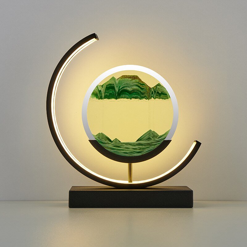 Sandscape Motion LED Table Lamp for Artistic Home Lighting