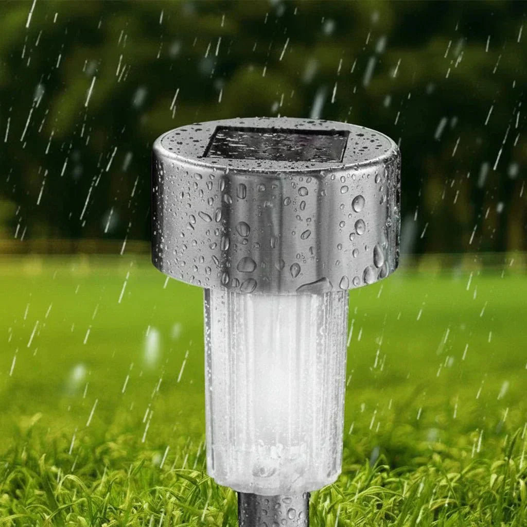 Solar-Powered Outdoor LED Lantern with Smart Light Sensor
