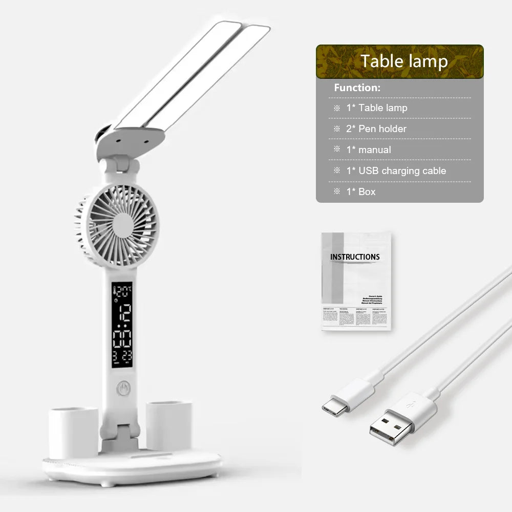 Smart Dual-Head LED Lamp with Eye-Care Technology