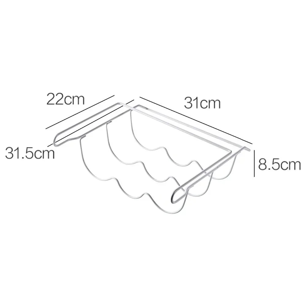 SpaceMax Rolling Bottle Organizer for Fridge & Pantry