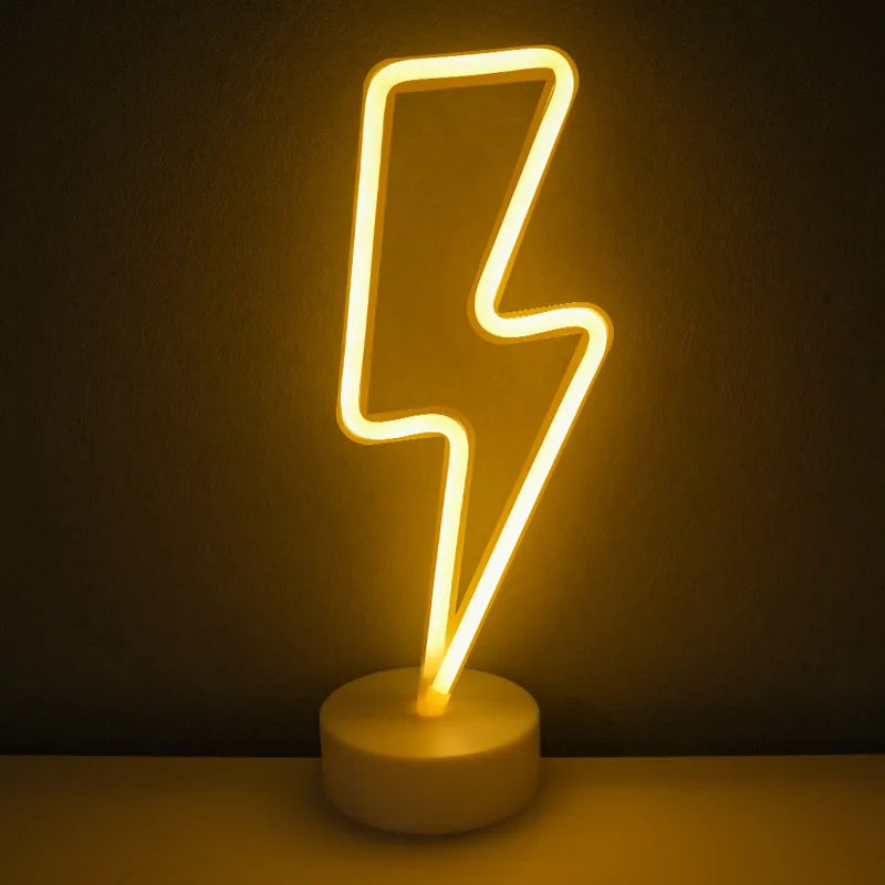 Charming LED Table Lamp with USB & Battery Options for Any Space