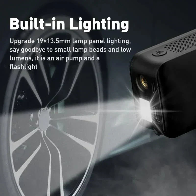 Portable Rechargeable Air Inflator for Cars and Bikes - 150 PSI
