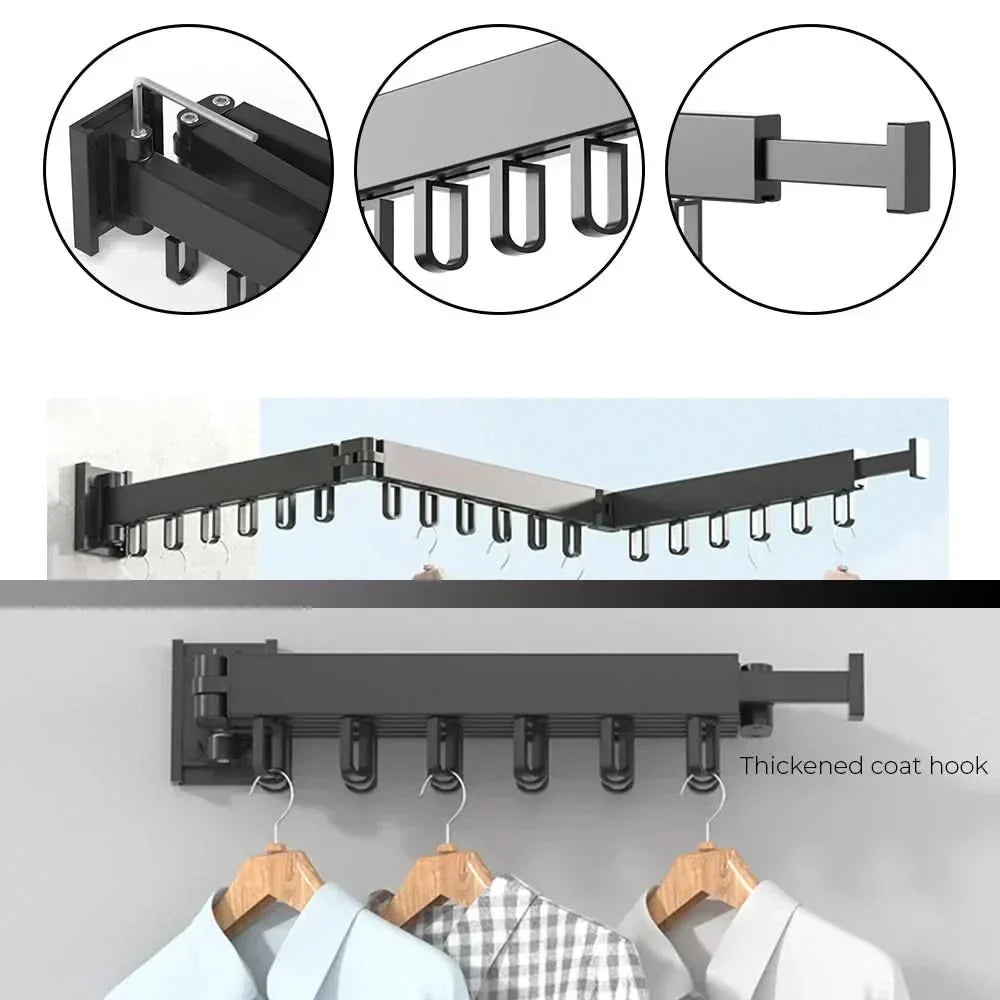 SpaceSmart Wall-Mounted Expandable Laundry Dryer