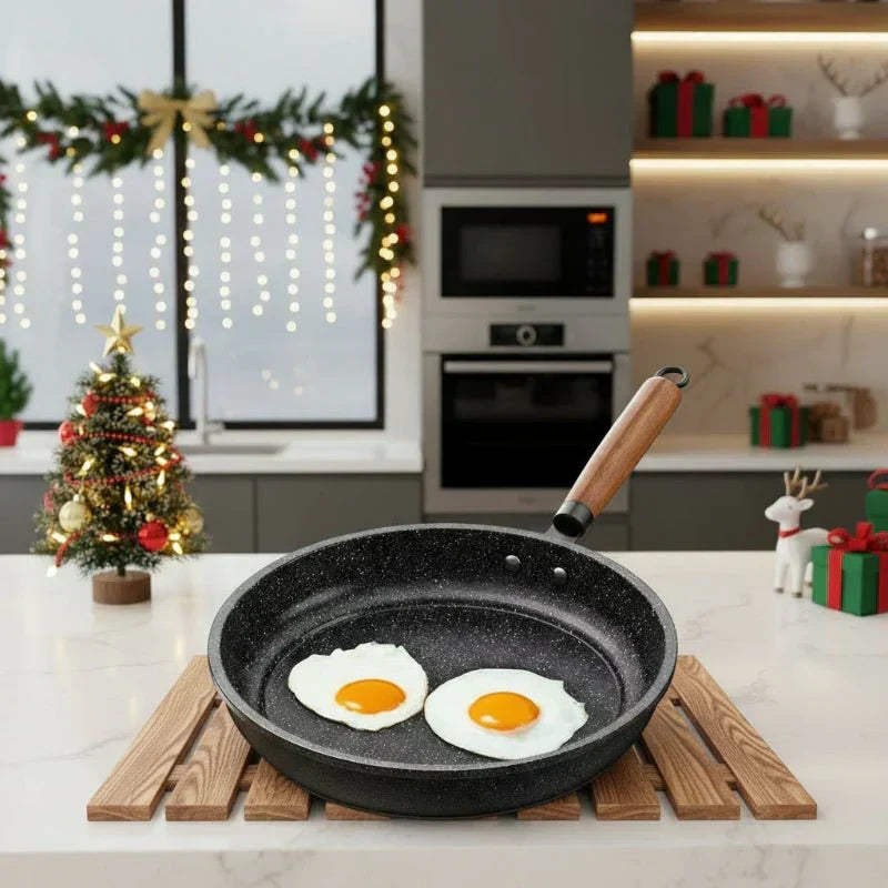 CulinaryCraft 30 cm Stone-Coated Nonstick Frying Pan with Lid