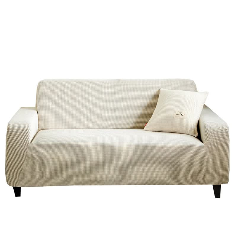ShieldPro Stretchable Sofa Cover: Water-Resistant & Chic