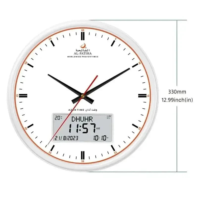 FaithSync Digital Prayer Clock with Auto Time Adjustment