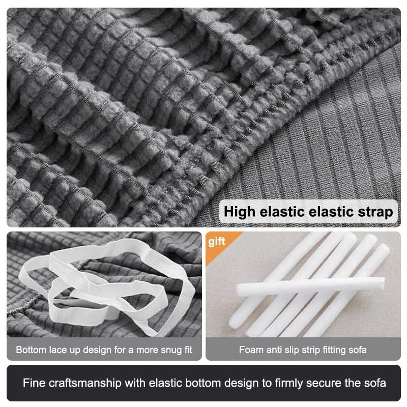 ShieldPro Stretchable Sofa Cover: Water-Resistant & Chic