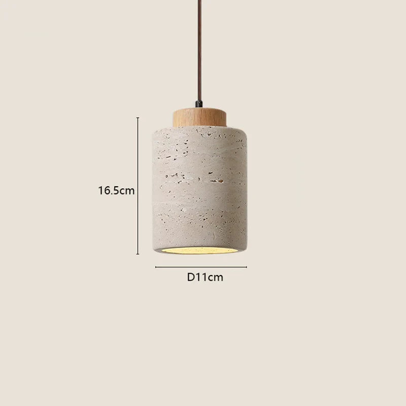 Serene Stone Pendant Light – Elegant Hanging Lamp for Any Room