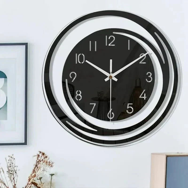 Serenity Wall Clock: Minimalist Acrylic Elegance