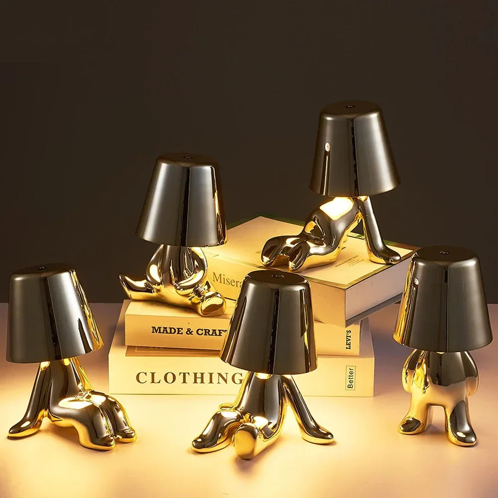Artistic Luxe LED Table Lamp with USB for Modern Spaces