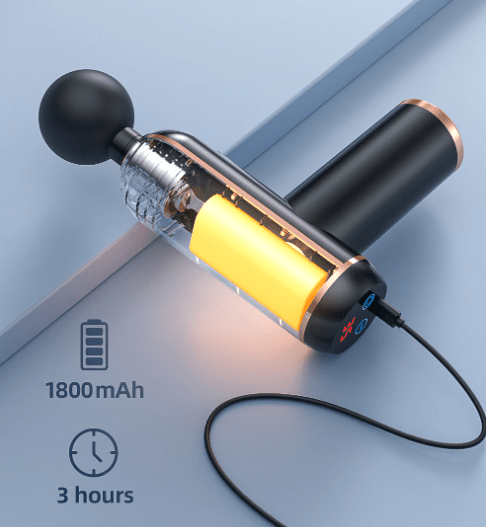 RevitalEase Massage Device with Four Precision Attachments