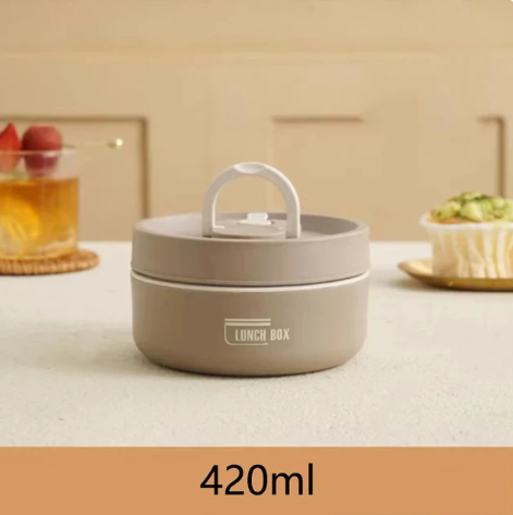 Nivaro — Insulated Stainless Steel Lunchbox with Leak-Proof Bag