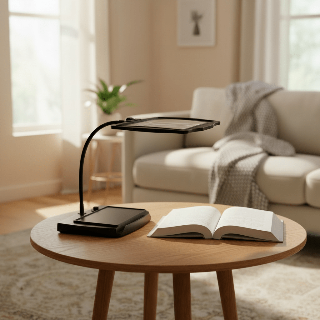 ClarityLight Pro Magnifying Floor Lamp with Enhanced Illumination