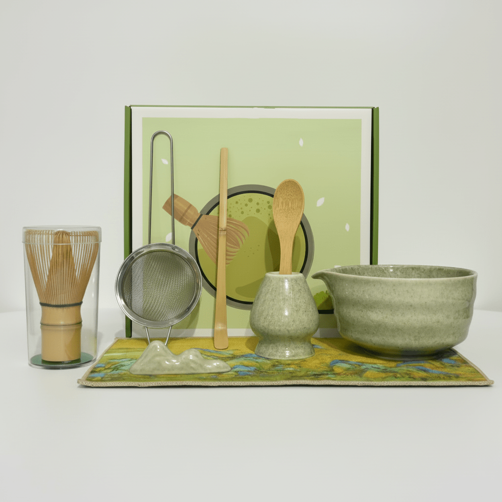 Sakura Serenity Matcha Tea Collection - 8 Piece Set