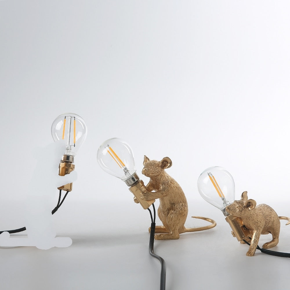 Whimsical Mouse-Inspired Table Lamp for Home Ambiance