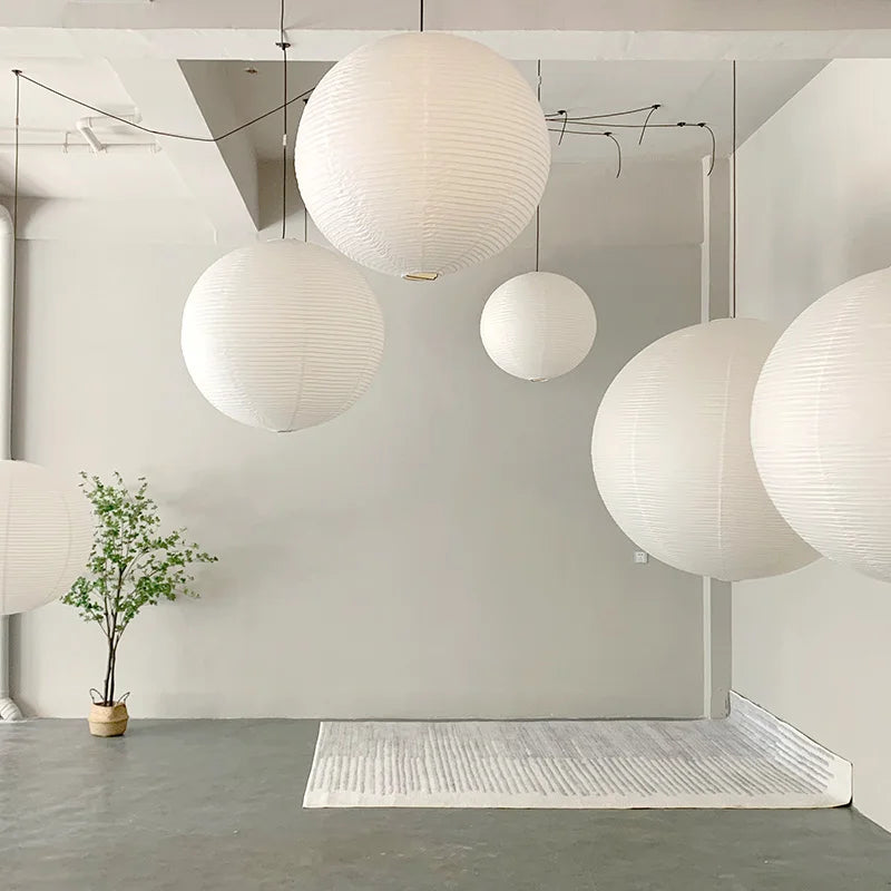 Elegant Rice Paper Balloon Pendant Lights for Stylish Spaces