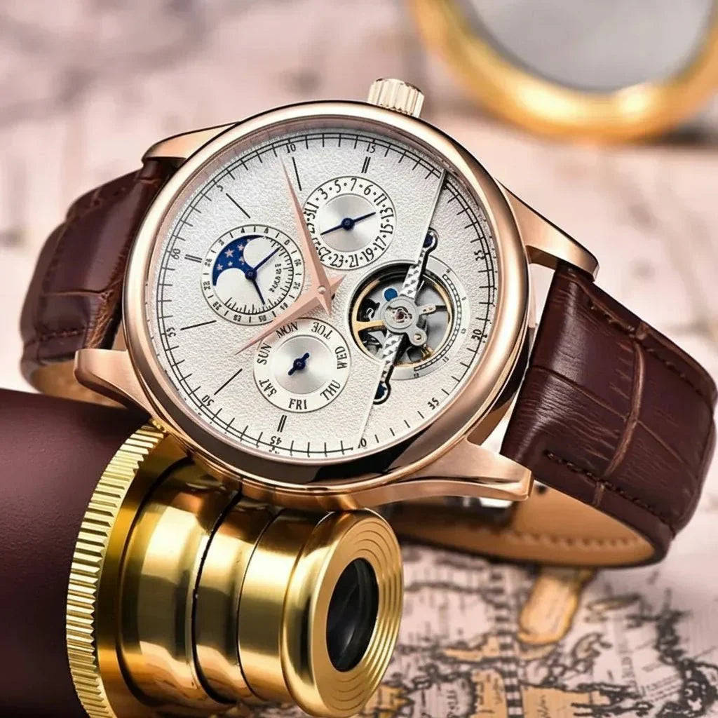 Classic Self-Winding Men's Timepiece with Reliable Mechanics