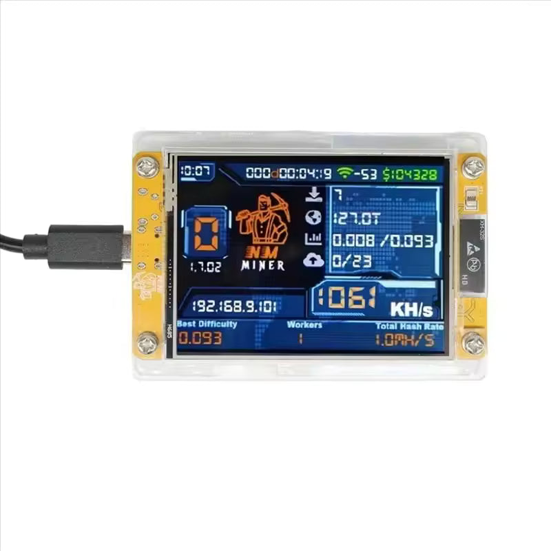 WiFi Microcontroller for Easy Cryptocurrency Mining
