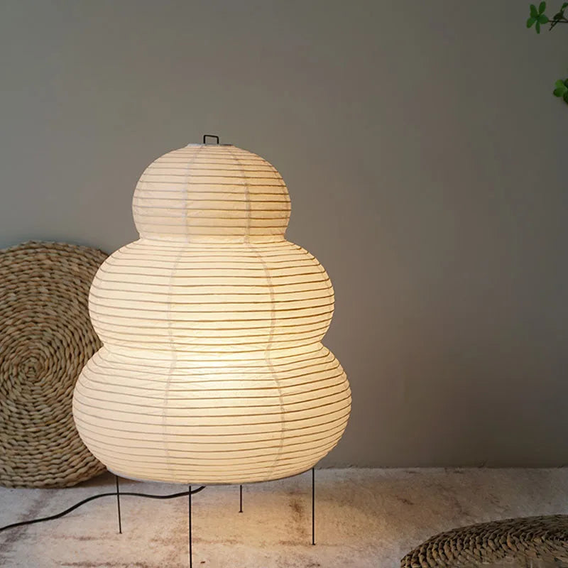 Adjustable Taavita Table Lamp made of Rice Paper, Paper Light for Office & Living Room
