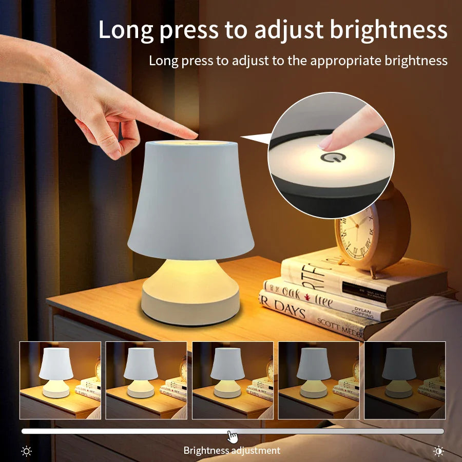 Versatile USB Rechargeable LED Lamp with Adjustable Colors
