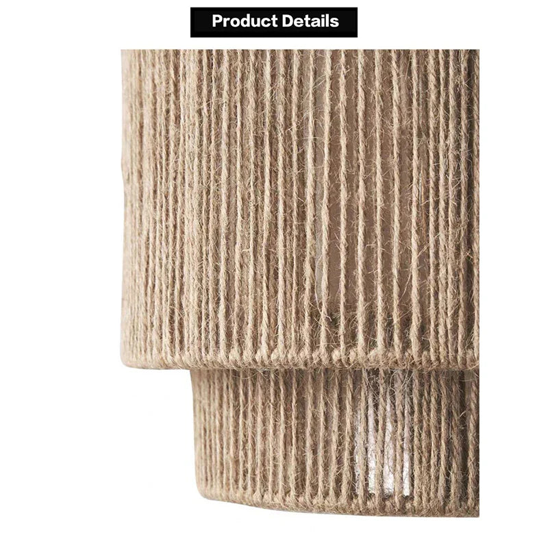 Handcrafted Rattan Wall Sconce for Cozy Spaces