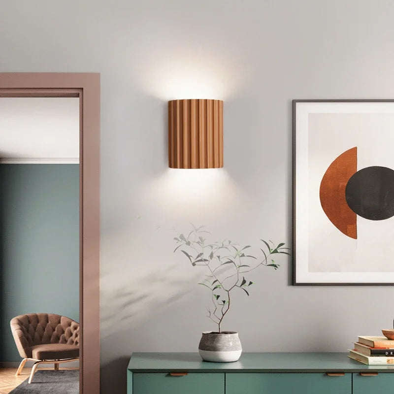 Sleek Resin Wall Light with Soft Illumination for Any Room