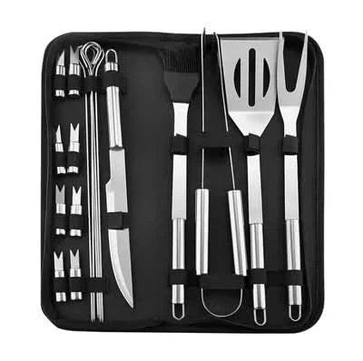 GrillMaster Pro Stainless Steel BBQ Tool Collection