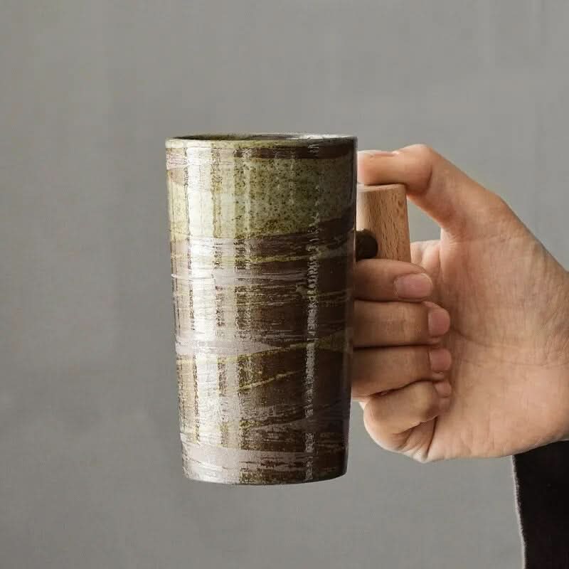 Serenity Brew Artisan Latte Mugs for a Tranquil Coffee Ritual