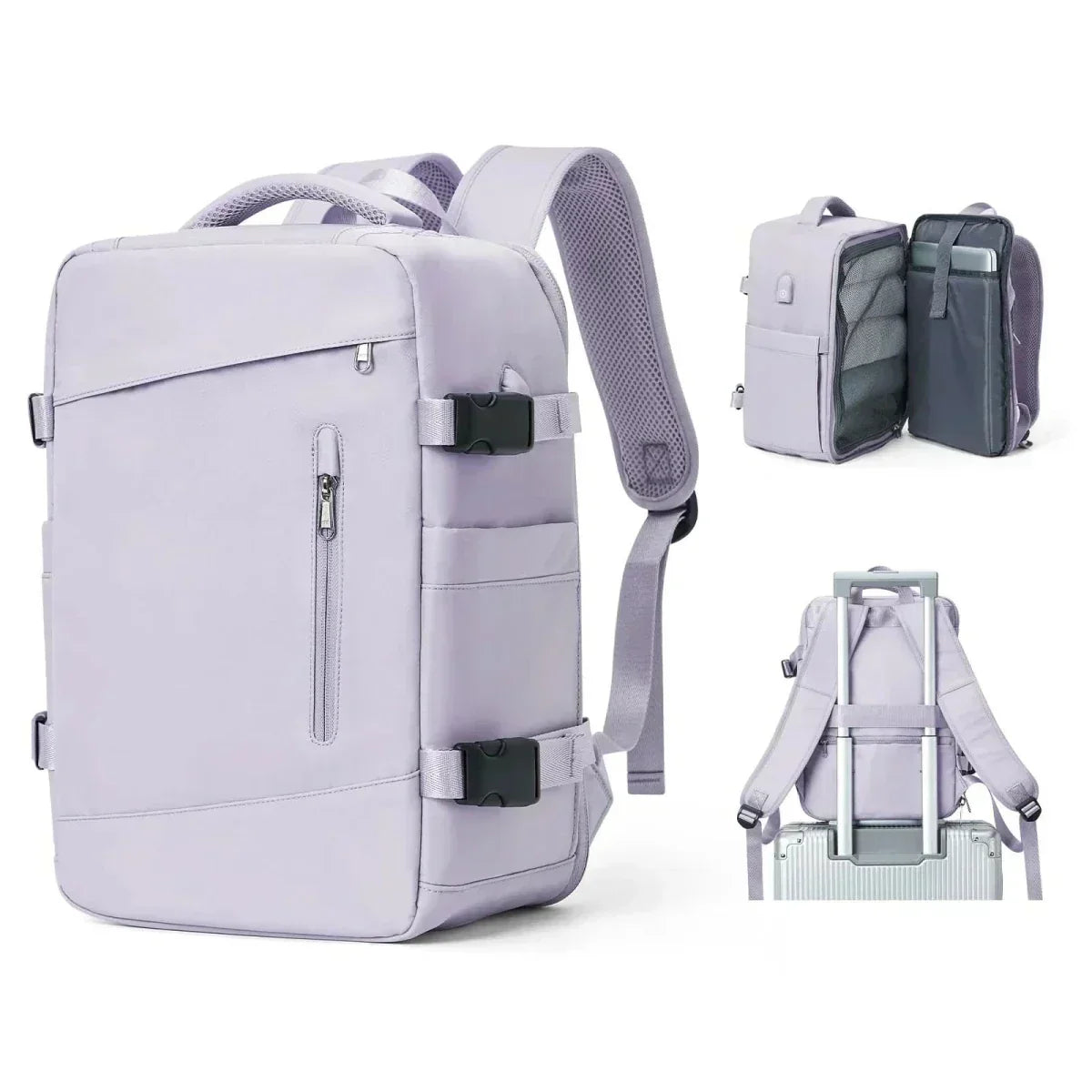 LunaVoyage Women's Versatile Travel Backpack - Sleek & Lightweight