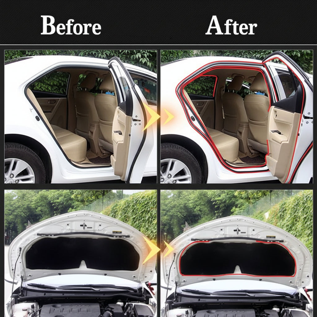 Flexible Weather Seal for a Quieter, More Comfortable Drive