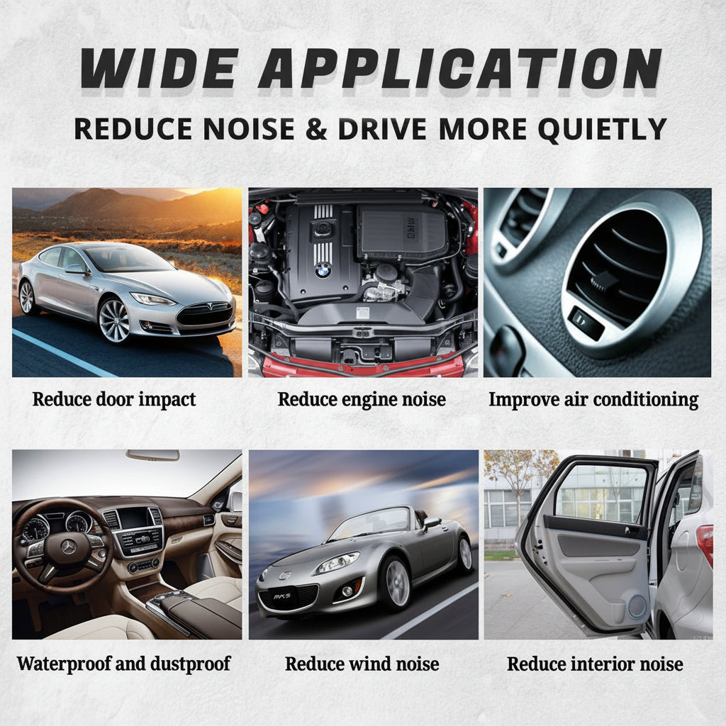 Flexible Weather Seal for a Quieter, More Comfortable Drive