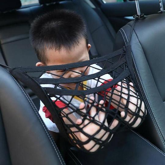 Car Organizer with Safety Barrier Design – Protects Children and Pets