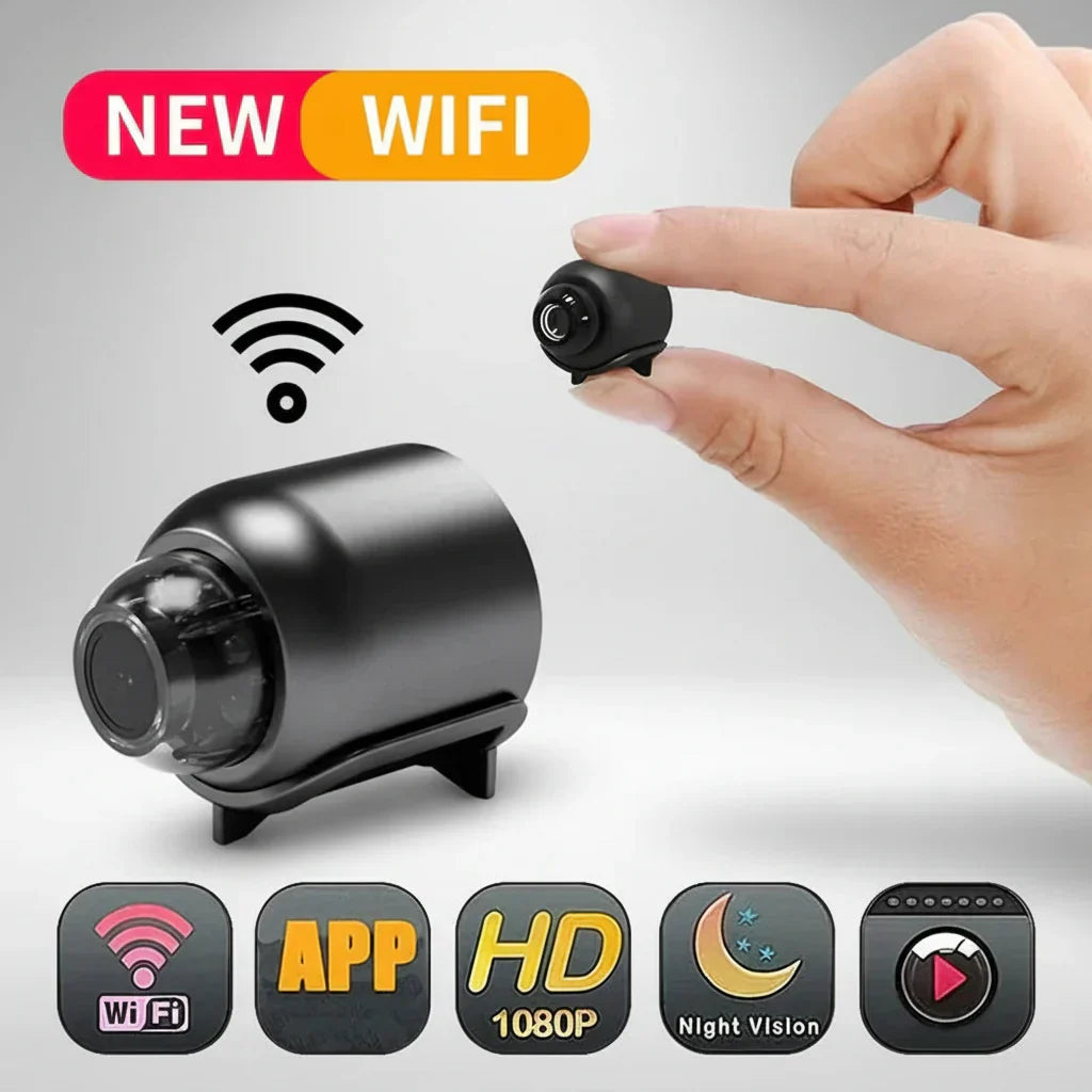 Compact Indoor WiFi HD Surveillance Camera for Home Safety